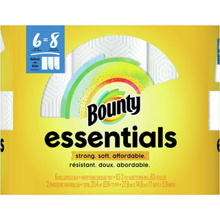 bounty-essentials-select-a-size-paper-towels-6-big-rolls-=-8-regular-2-ply-83-sheets-roll-paper-strong-6-per-pack-1-pack_pgc74651 - 2