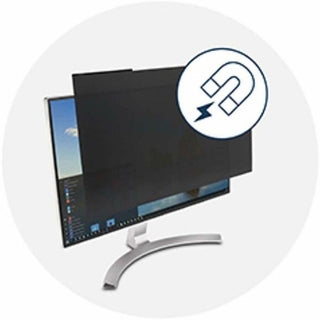 Magnetic Monitor Privacy Screen for 24" Widescreen Flat Panel Monitors, 16:9 Aspect Ratio