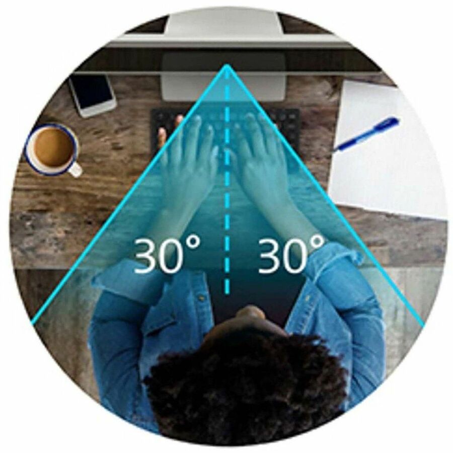 Magnetic Monitor Privacy Screen for 23.8" Widescreen Flat Panel Monitors, 16:9 Aspect Ratio