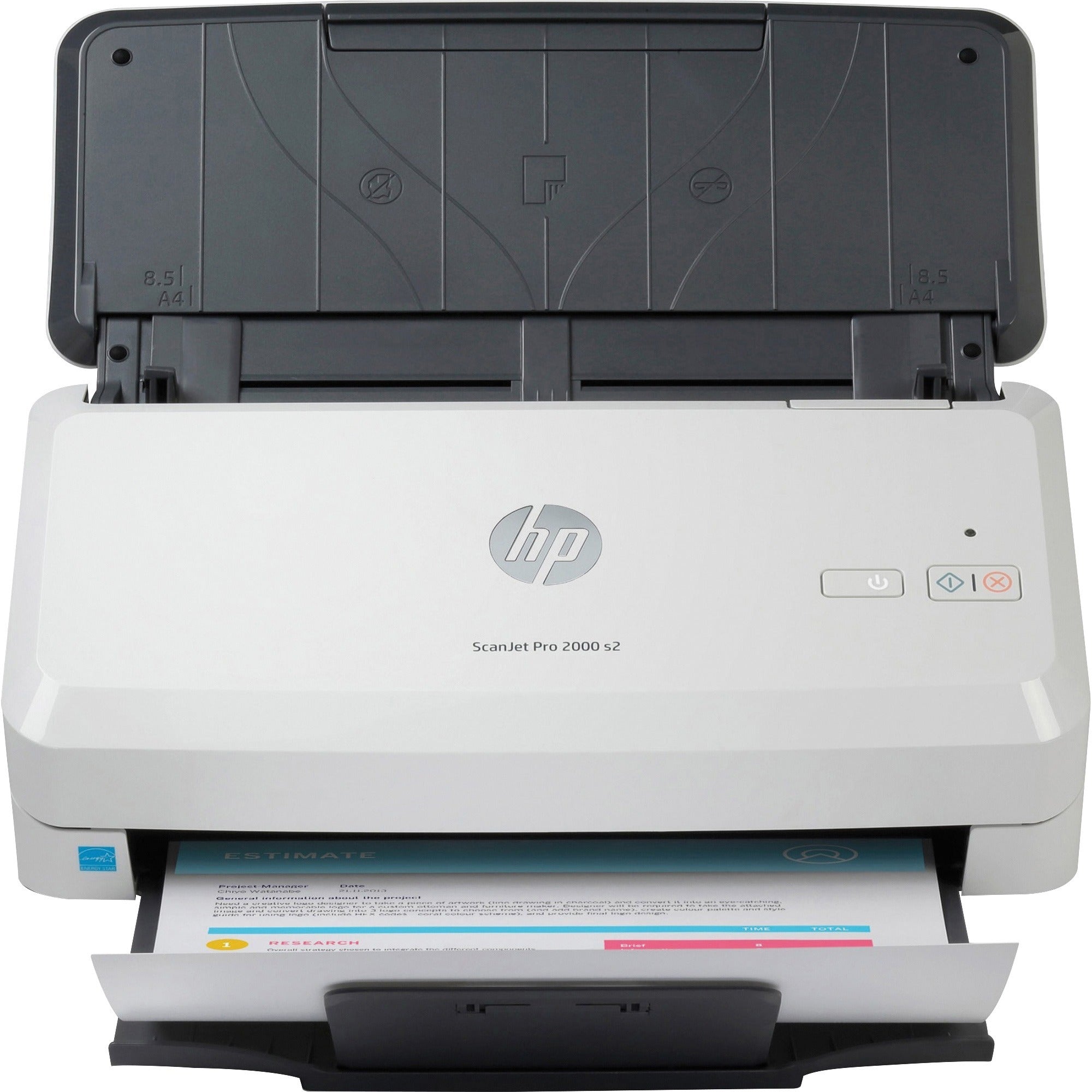 ScanJet Pro 2000 s2 Sheet-Feed Scanner, 600 dpi Optical Resolution, 50-Sheet Duplex Auto Document Feeder