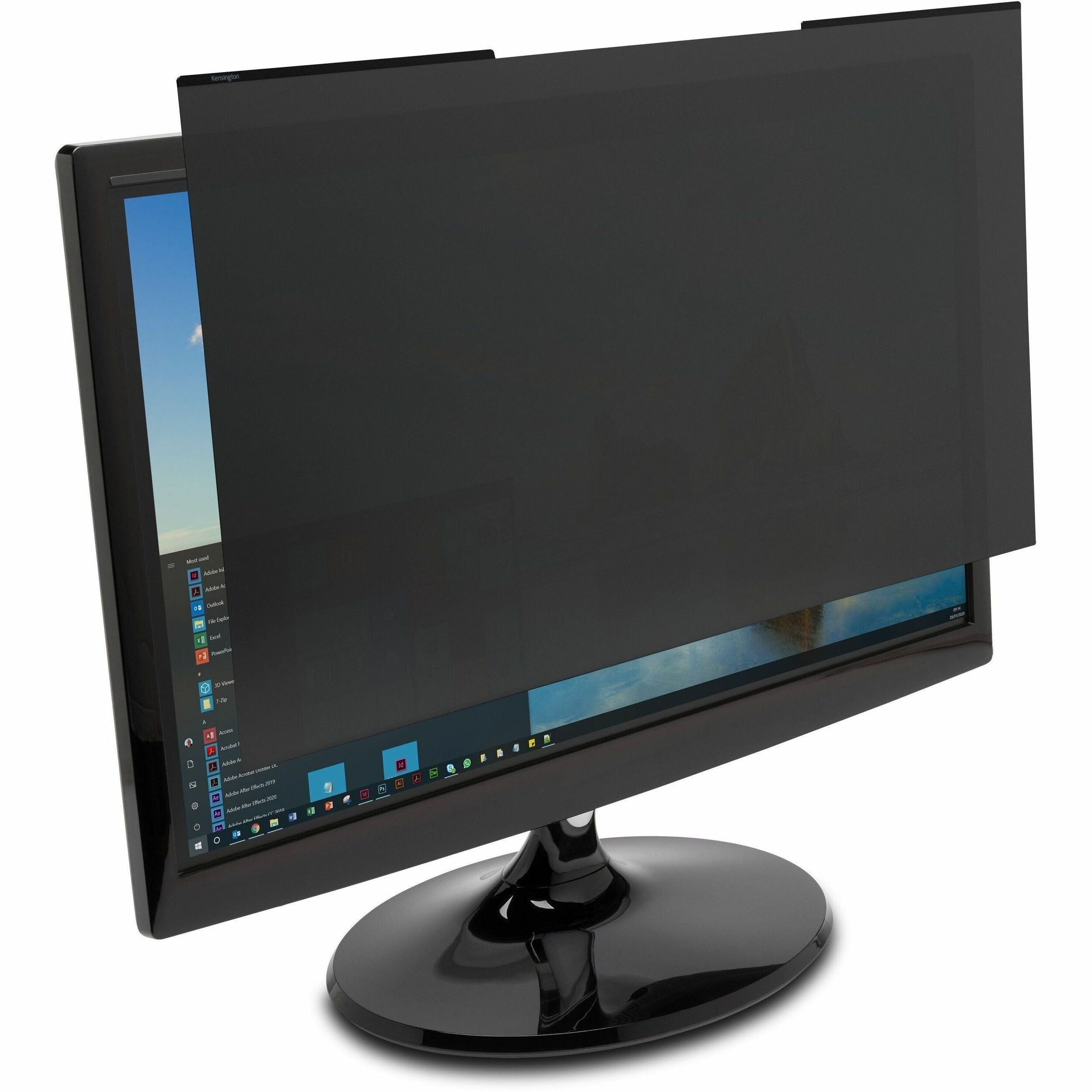 Magnetic Monitor Privacy Screen for 21.5" Widescreen Flat Panel Monitors, 16:9 Aspect Ratio