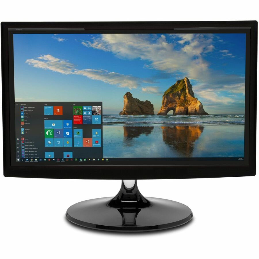 Magnetic Monitor Privacy Screen for 21.5" Widescreen Flat Panel Monitors, 16:9 Aspect Ratio