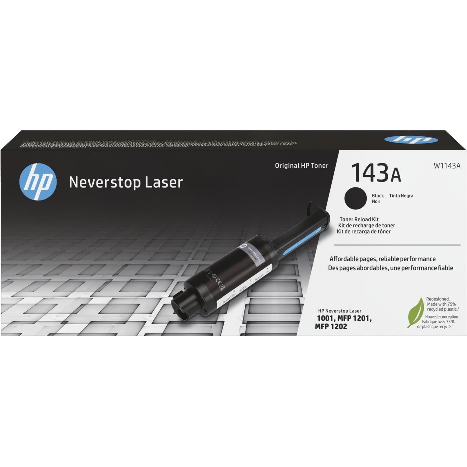 HP 143A, (W1143A) Black Original LaserJet Toner Cartridge