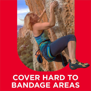 Band-Aid Flexible Fabric Adhesive Bandages - 1" - 12/Carton - 100 Per Box - Beige - Fabric