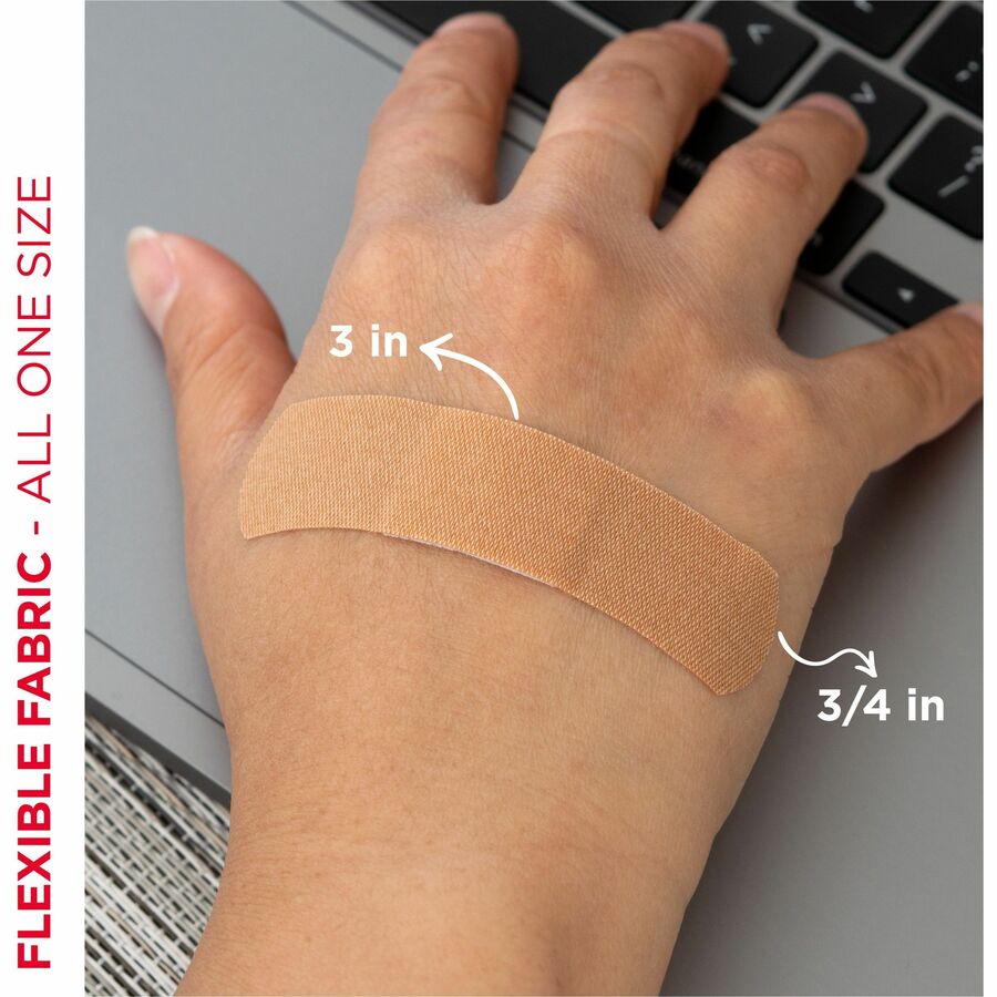 band-aid-flexible-fabric-adhesive-bandages-1-12-carton-100-per-box-beige-fabric_joj4444ct - 7