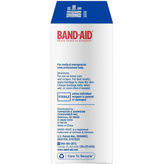 Band-Aid Flexible Fabric Adhesive Bandages - 1" - 12/Carton - 100 Per Box - Beige - Fabric