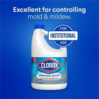 Clorox Germicidal Bleach - Concentrate - 121 fl oz (3.8 quart) - Regular Scent - 1 Each - White