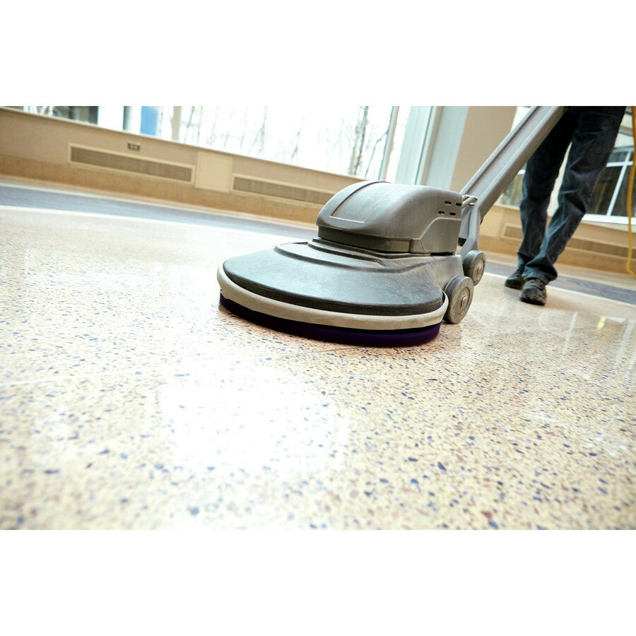 3M Niagara Cleaning Pad - 5/Carton - Round x 14" Diameter - Buffing, Floor - Marble Floor - 175 rpm to 600 rpm Speed Supported - Scuff Mark Remover - Polyester - Red