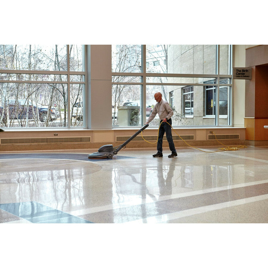 3M Niagara Cleaning Pad - 5/Carton - Round x 14" Diameter - Buffing, Floor - Marble Floor - 175 rpm to 600 rpm Speed Supported - Scuff Mark Remover - Polyester - Red