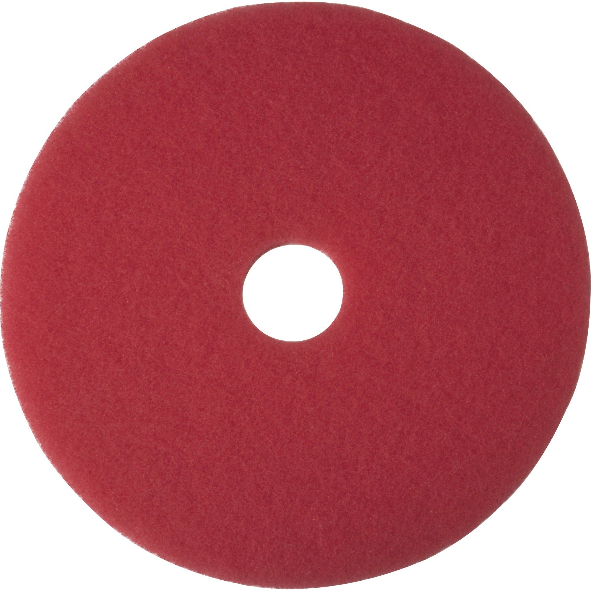 3m-niagara-cleaning-pad-5-carton-round-x-14-diameter-buffing-floor-marble-floor-175-rpm-to-600-rpm-speed-supported-scuff-mark-remover-polyester-red_mmm5100n14 - 1
