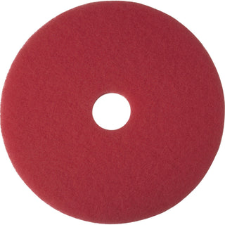 3m-niagara-cleaning-pad-5-carton-round-x-14-diameter-buffing-floor-marble-floor-175-rpm-to-600-rpm-speed-supported-scuff-mark-remover-polyester-red_mmm5100n14 - 1