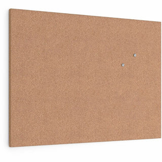 U Brands Cork Canvas Bulletin Board - 23" X 17" , Natural Cork Surface - Self-healing, Durable, Mounting System, Tackable, Frameless - 1 Each