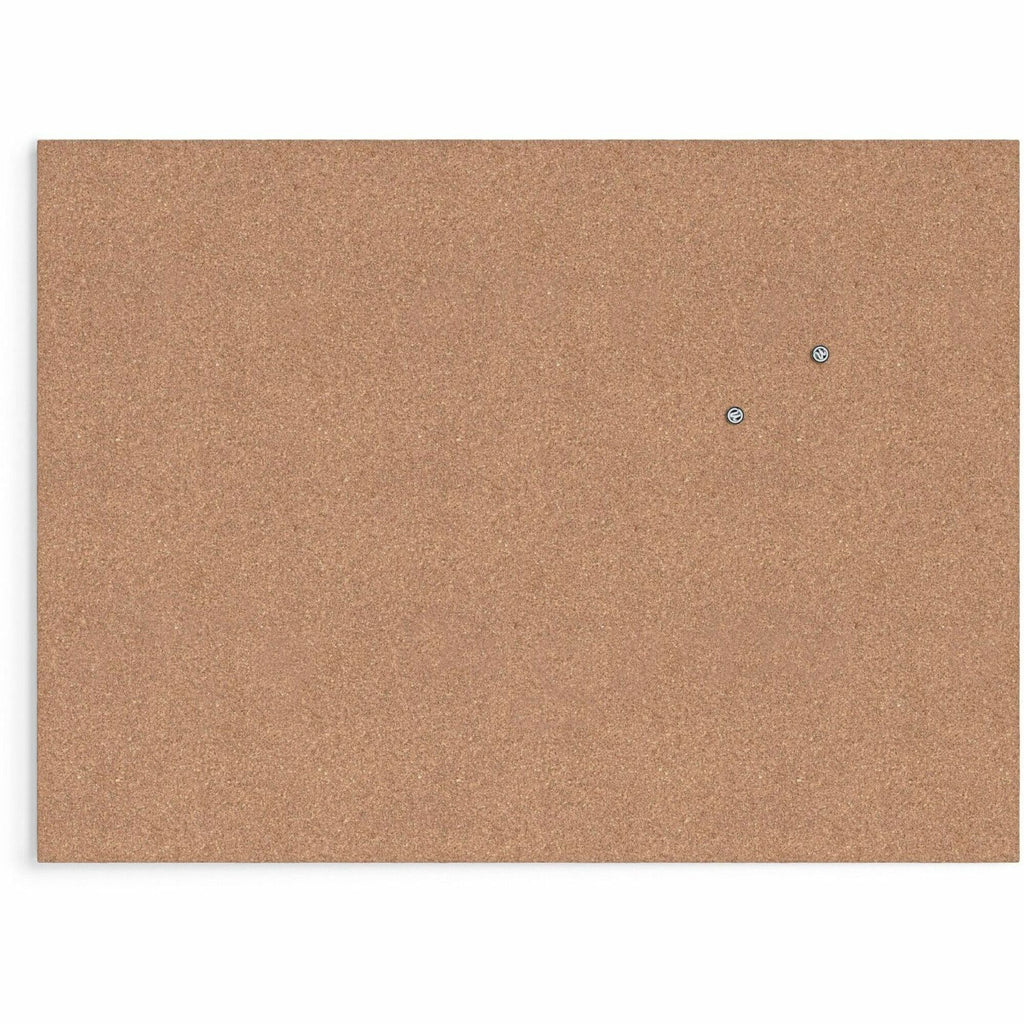 U Brands Cork Canvas Bulletin Board - 23" X 17" , Natural Cork Surface - Self-healing, Durable, Mounting System, Tackable, Frameless - 1 Each