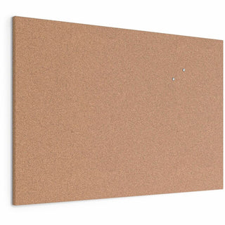 U Brands Cork Canvas Bulletin Board - 35" X 23" , Natural Cork Surface - Self-healing, Durable, Mounting System, Tackable, Frameless - 1 Each