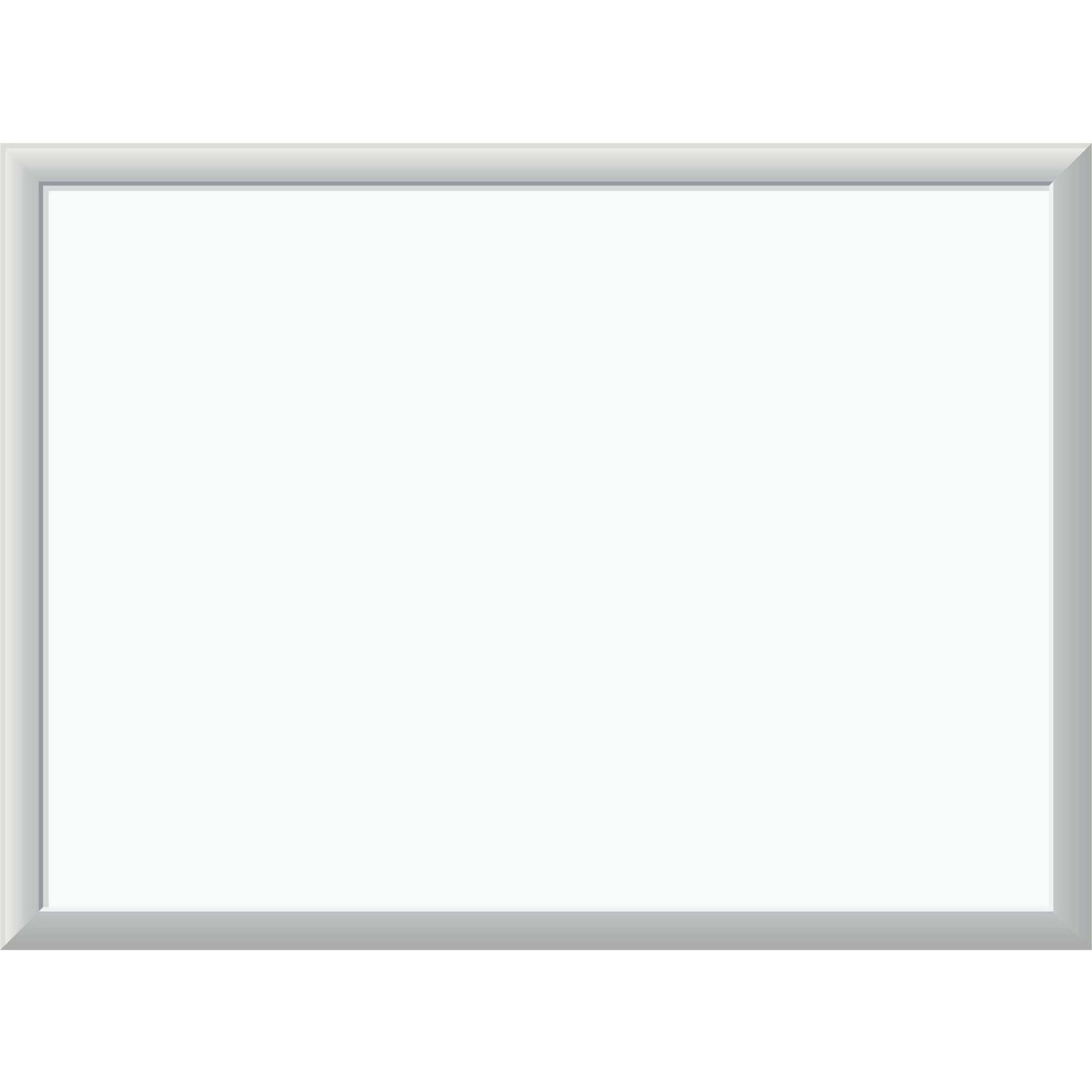 Melamine Dry Erase Board, 23 x 17, White Surface, Silver Frame