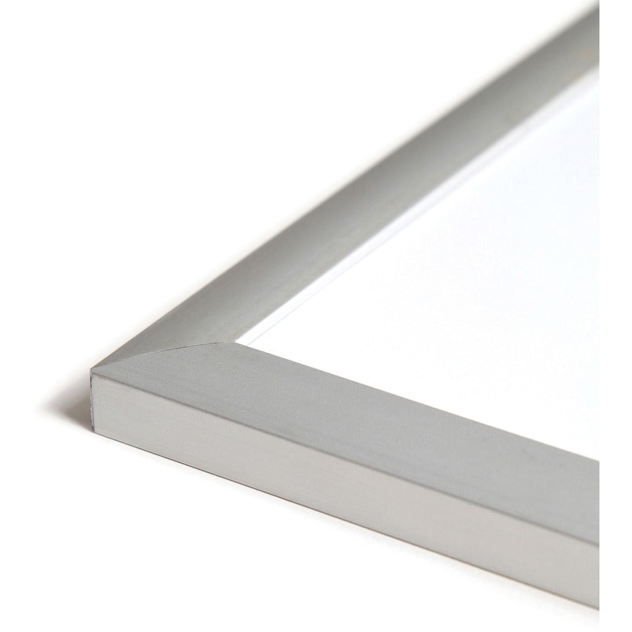 Melamine Dry Erase Board, 35 x 23, White Surface, Silver Frame