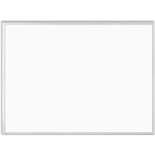 Melamine Dry Erase Board, 47 x 35, White Surface, Silver Frame