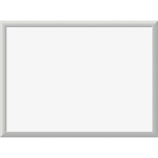 Magnetic Dry Erase Board with Aluminum Frame, 23 x 17, White Surface, Silver Frame