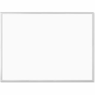 Magnetic Dry Erase Board with Aluminum Frame, 47 x 35, White Surface, Silver Frame