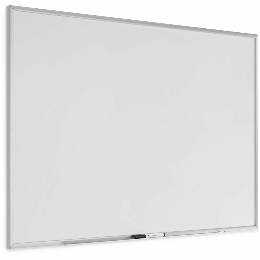 Magnetic Dry Erase Board with Aluminum Frame, 47 x 35, White Surface, Silver Frame