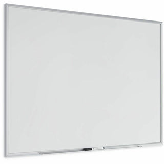 Magnetic Dry Erase Board with Aluminum Frame, 47 x 35, White Surface, Silver Frame