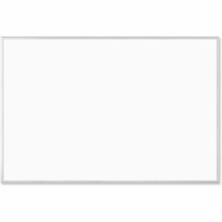 Magnetic Dry Erase Board with Aluminum Frame, 70 x 47, White Surface, Silver Frame
