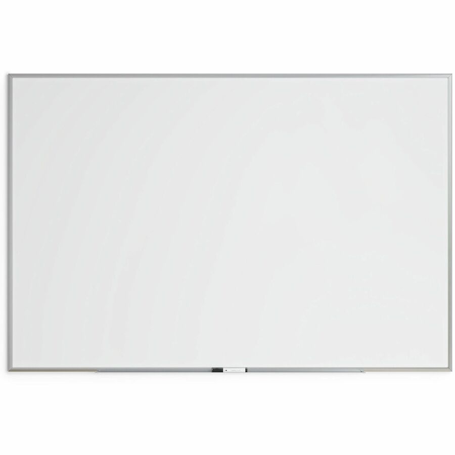 Magnetic Dry Erase Board with Aluminum Frame, 70 x 47, White Surface, Silver Frame