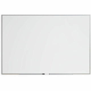 Magnetic Dry Erase Board with Aluminum Frame, 70 x 47, White Surface, Silver Frame