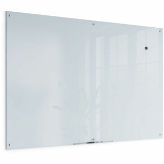 Glass Dry Erase Board, 70 x 47, White Surface