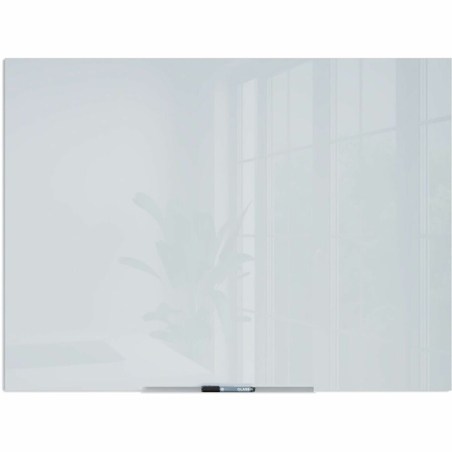 u-brands-floating-glass-dry-erase-board-35-29-ft-width-x-47-39-ft-height-frosted-white-tempered-glass-surface-rectangle-horizontal-vertical-1-each_ubr2778u0001 - 6