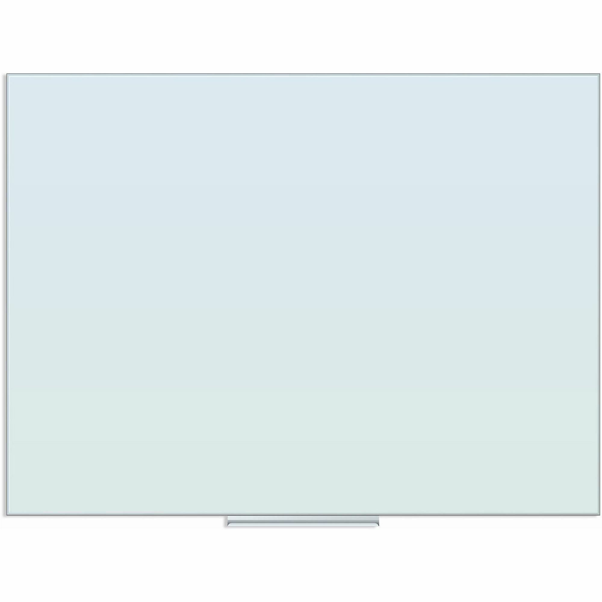 u-brands-floating-glass-dry-erase-board-35-29-ft-width-x-47-39-ft-height-frosted-white-tempered-glass-surface-rectangle-horizontal-vertical-1-each_ubr2778u0001 - 1