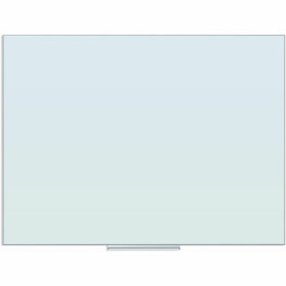 u-brands-floating-glass-dry-erase-board-35-29-ft-width-x-47-39-ft-height-frosted-white-tempered-glass-surface-rectangle-horizontal-vertical-1-each_ubr2778u0001 - 1