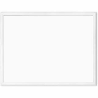 U Brands Magnetic Dry Erase Board - 30" (2.5 ft) Width x 40" (3.3 ft) Height - White Painted Steel Surface - White Wood Frame - Rectangle - Horizontal/Vertical - 1 Each