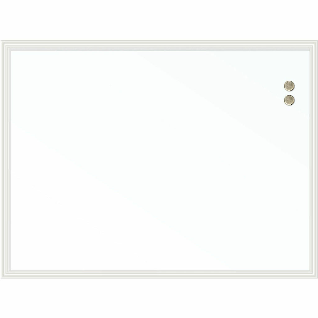 u-brands-magnetic-dry-erase-board-30-25-ft-width-x-40-33-ft-height-white-painted-steel-surface-white-wood-frame-rectangle-horizontal-vertical-1-each_ubr2915u0001 - 2