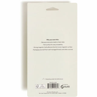 Classic Magnetic Dry Erase Board Eraser, 6.99" x 3.78" x 0.98