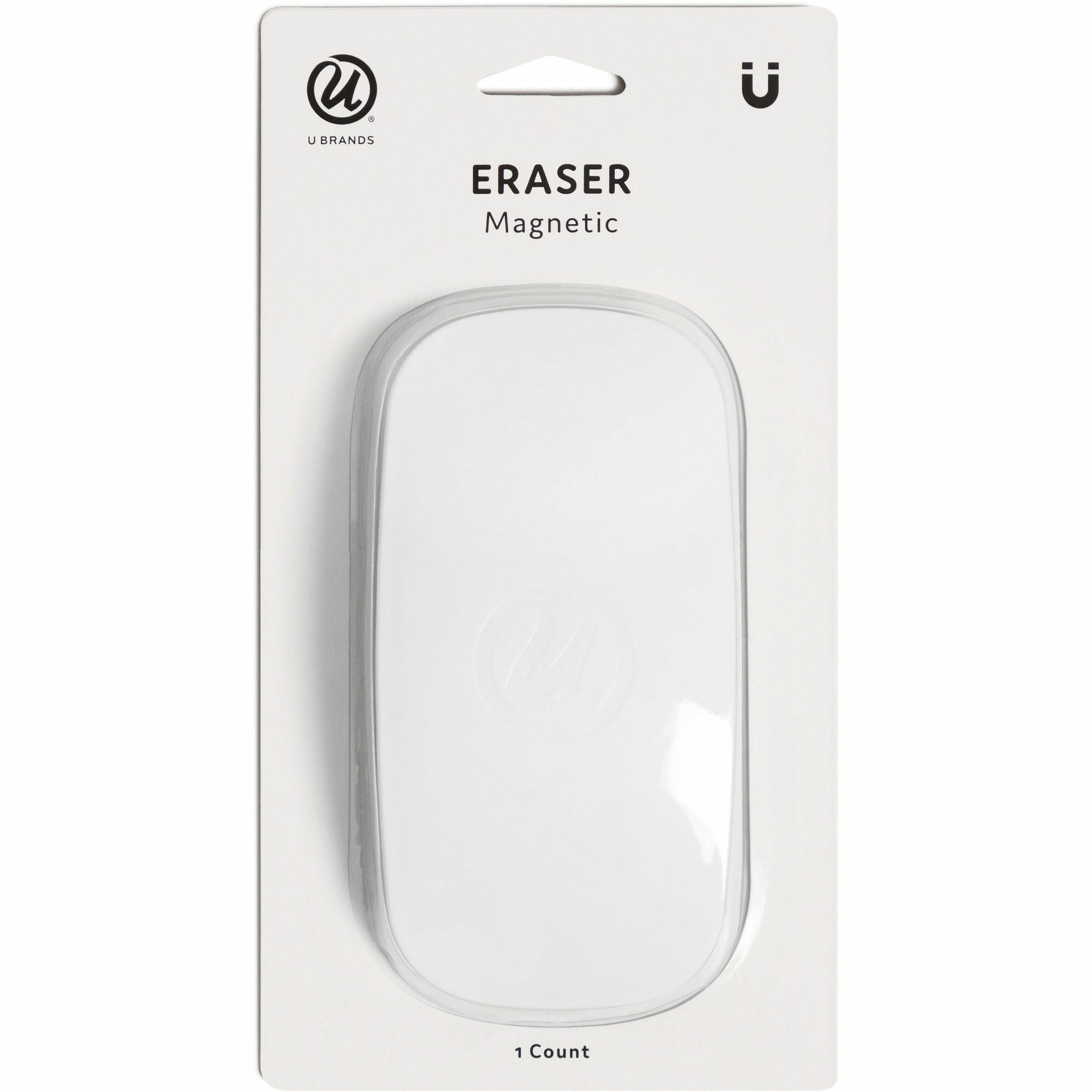 Classic Magnetic Dry Erase Board Eraser, 6.99" x 3.78" x 0.98