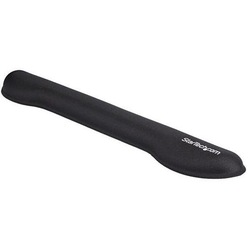 StarTech.com Foam Keyboard Wrist Rest - Ergonomic Wrist Support - Padded Keyboard Desk Cushion for Typing - Black Computer Hand & Arm Rest - This foam keyboard wrist rest for standard computer keyboards (18.3in long) offers non-slip ergonomic wrist s