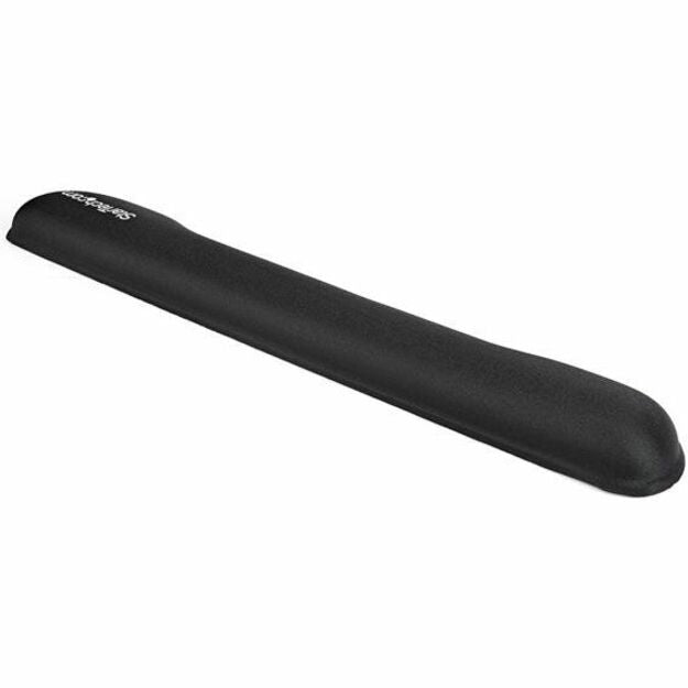 StarTech.com Foam Keyboard Wrist Rest - Ergonomic Wrist Support - Padded Keyboard Desk Cushion for Typing - Black Computer Hand & Arm Rest - This foam keyboard wrist rest for standard computer keyboards (18.3in long) offers non-slip ergonomic wrist s