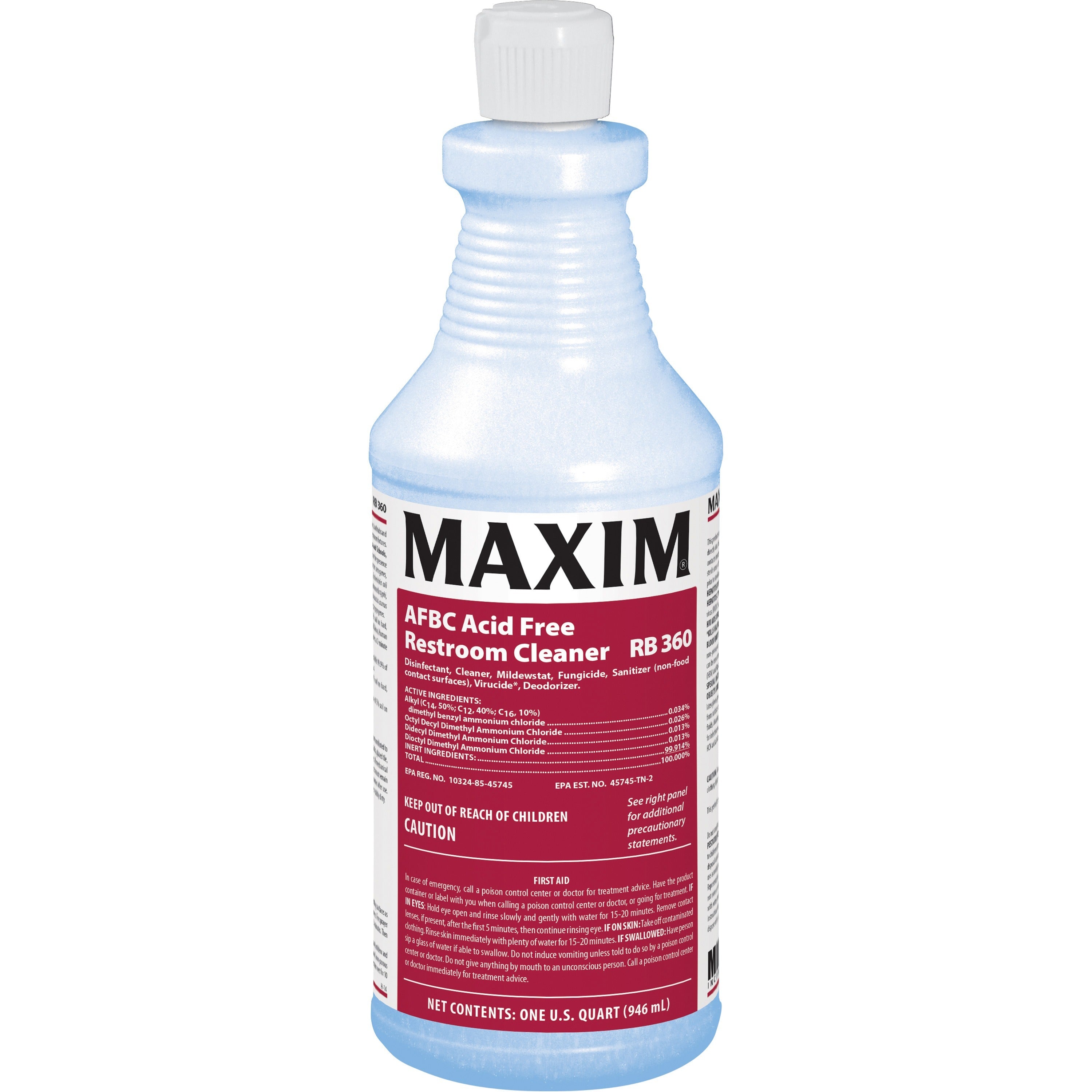 maxim-restroom-cleaner-32-fl-oz-1-quart-fresh-scent-12-carton-blue_mlb03600012 - 1