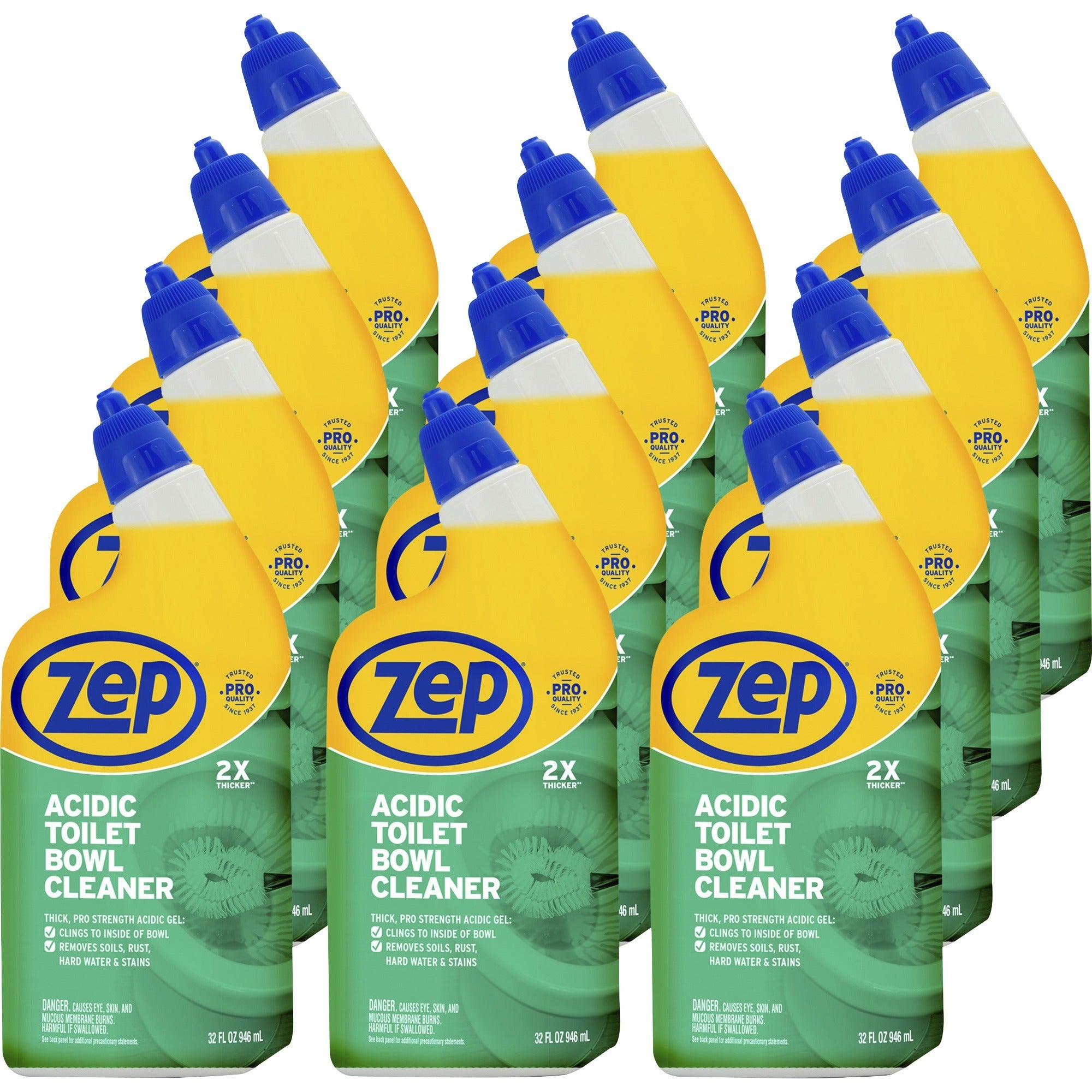 zep-acidic-toilet-bowl-cleaner-32-fl-oz-1-quart-wintergreen-scent-12-carton-white_zpezuatbc32ct - 1
