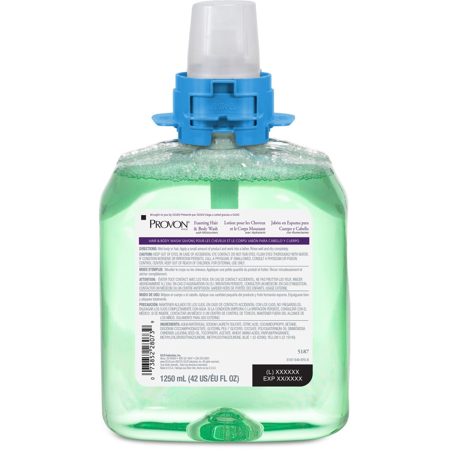 provon-fmx-12-foaming-hair-body-wash-cucumber-melon-scent-423-fl-oz-1250-ml-kill-germs-hair-body-green-moisturizing-rich-lather-4-carton_goj518704 - 4