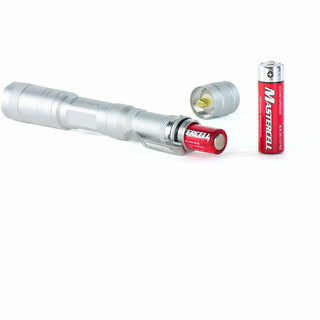 dorcy-active-series-lightweight-flashlight-250-lm-lumen-2-x-aa-battery-metal-aircraft-aluminum-water-resistant-impact-resistant-black_dcy414117 - 2