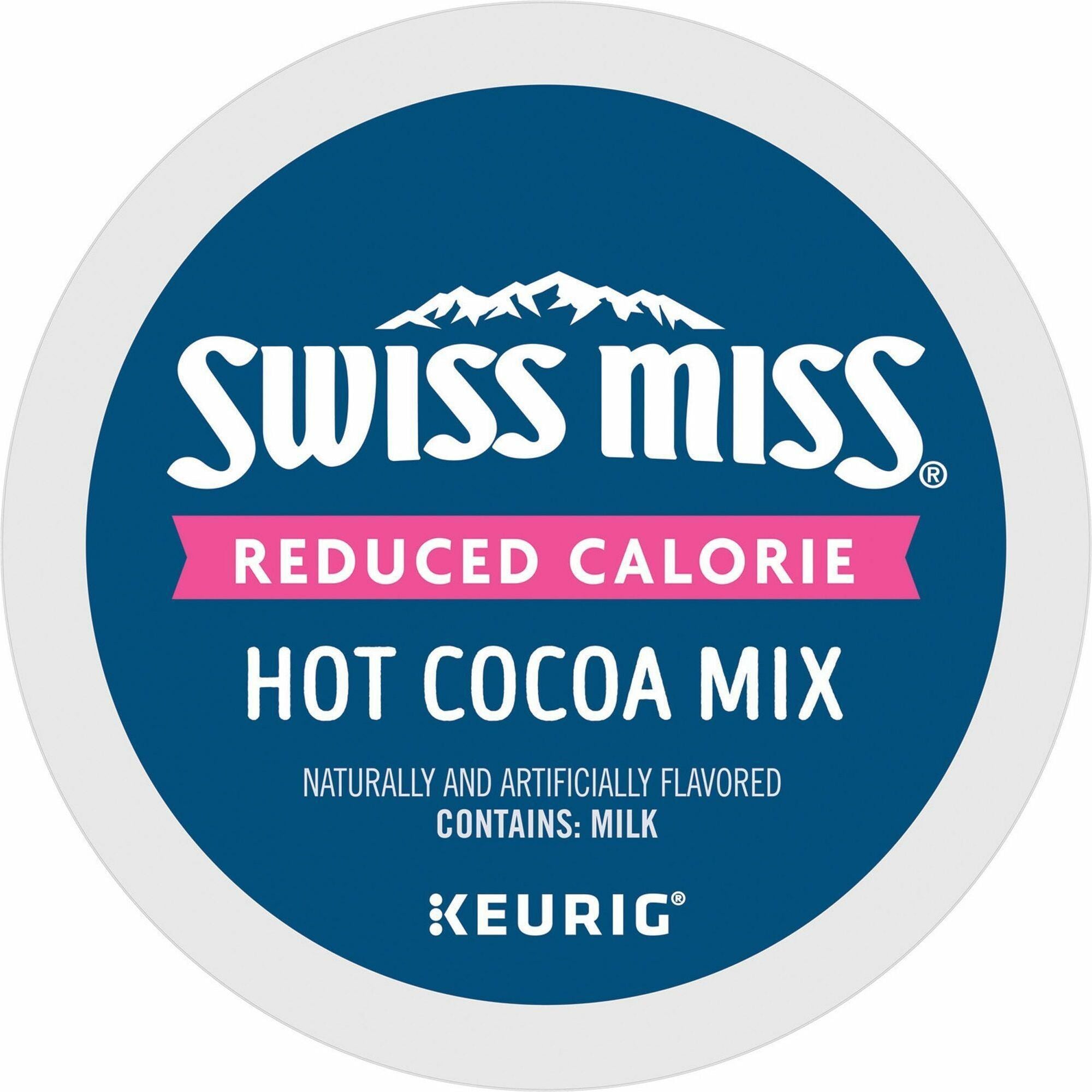 Swiss Miss K-Cup Reduced Calorie Hot Cocoa - Powder - 22 / Box
