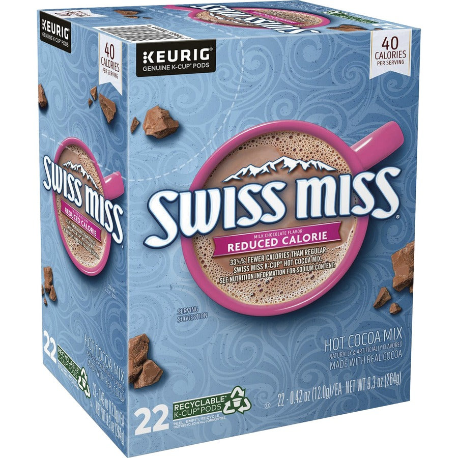 Swiss Miss K-Cup Reduced Calorie Hot Cocoa - Powder - 22 / Box - 2