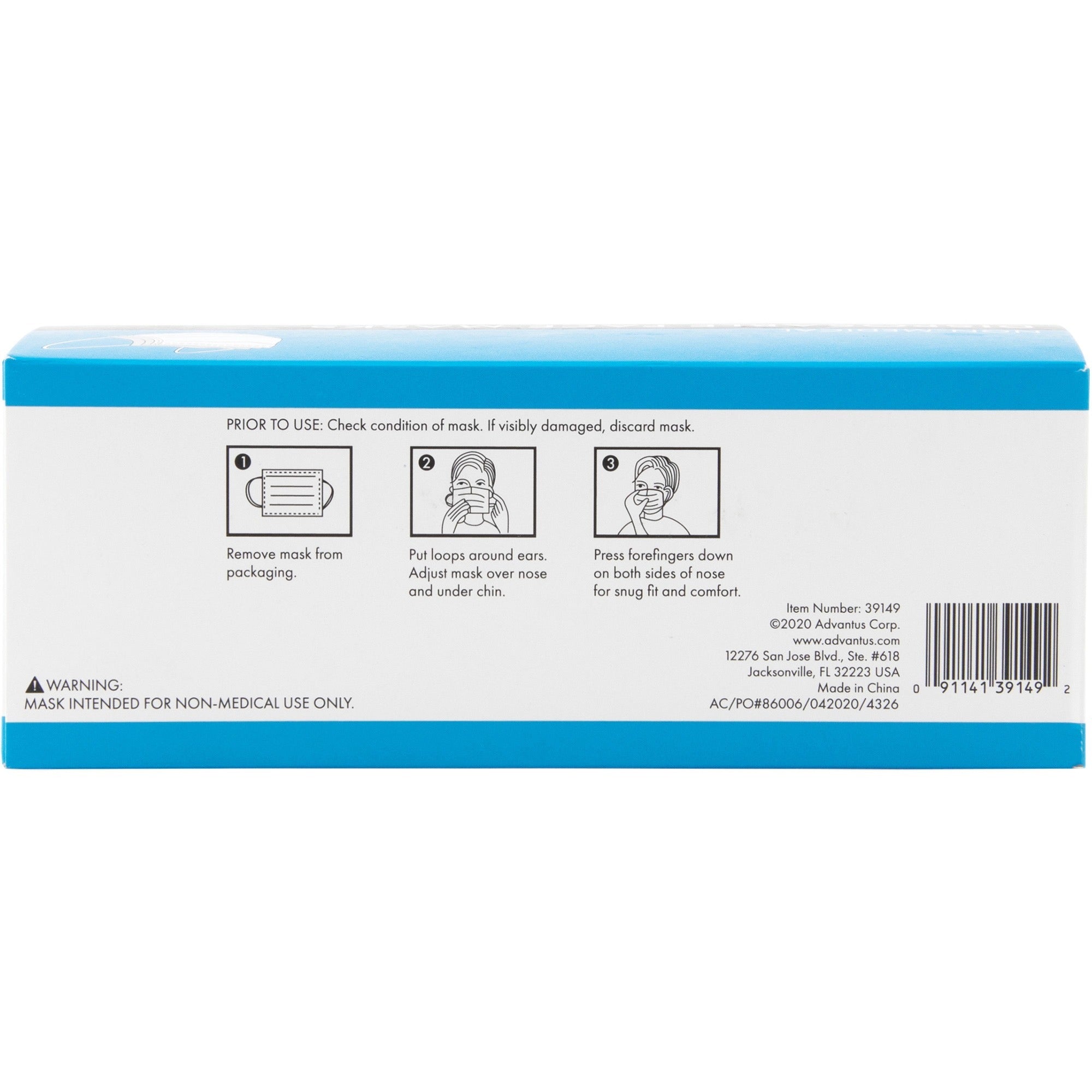 advantus-safety-mask-recommended-for-face-one-size-size-blue-disposable-50-box_avt39149 - 5