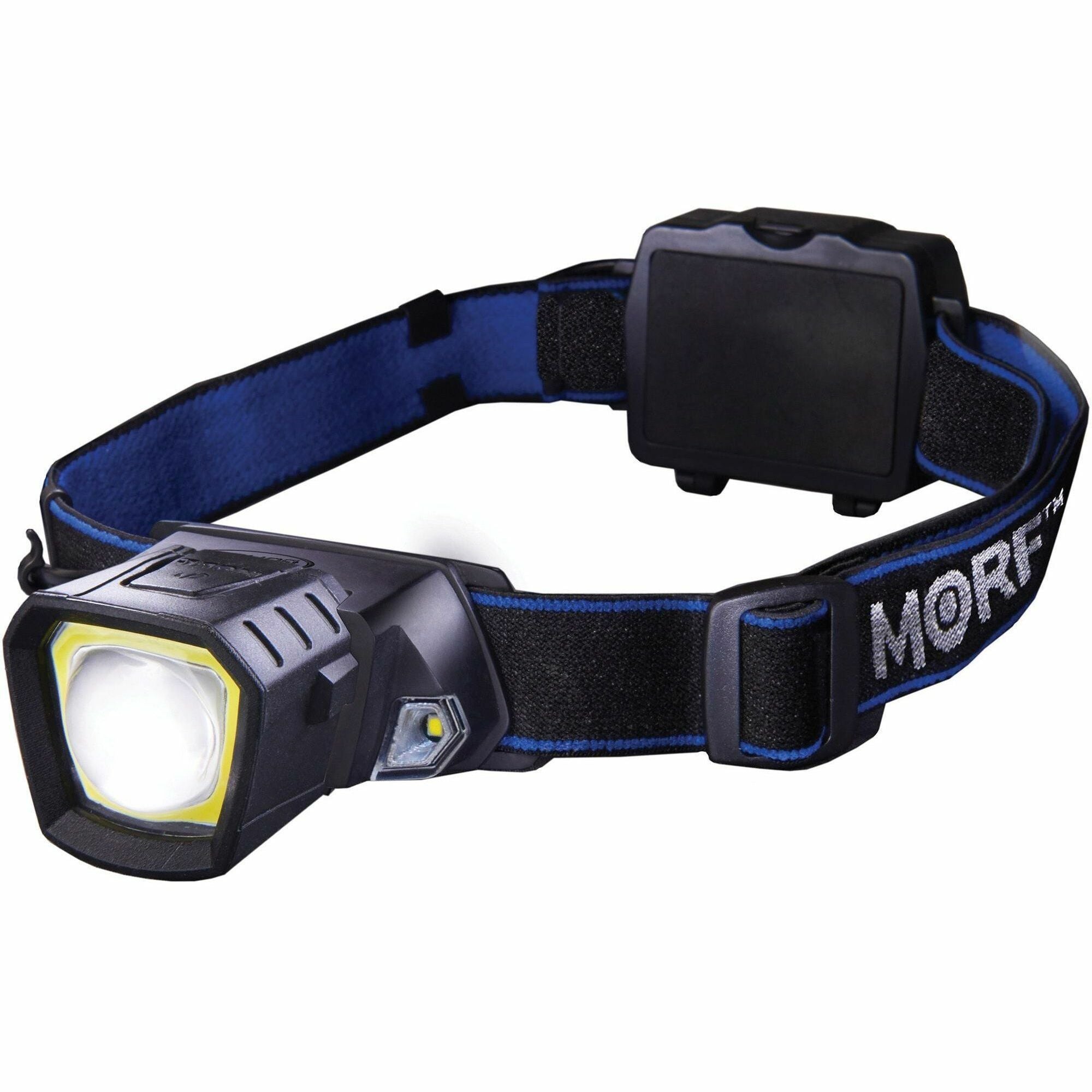 Police Security Removable Light Headlamp - 2 x LED - 4 x AAA - Battery - Black, Blue