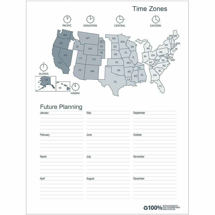 House of Doolittle Planner - Julian Dates - 5.2 Year - December - January - 1 Month Double Page Layout - Spiral Bound - Black - Black - 11" Height x 8.5" Width - Dated Planning Page, Ruled Daily Block, Holiday Listing, Reminder Section, Phone Log Pag