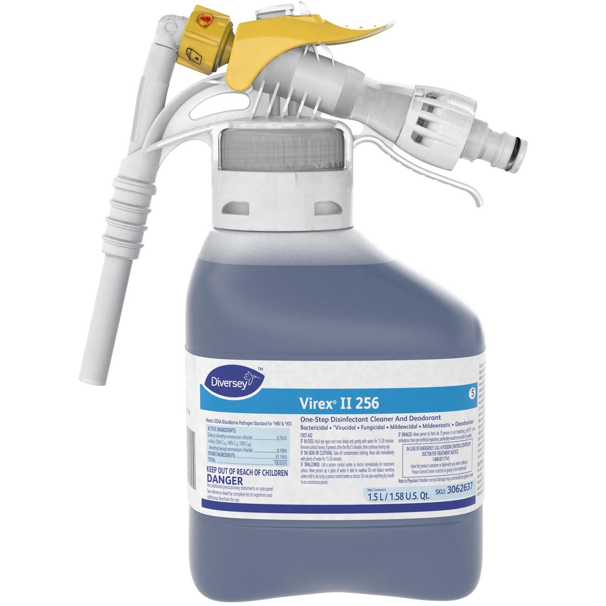 diversey-virex-ii-1-step-disinfectant-cleaner-concentrate-507-fl-oz-16-quart-minty-scent-2-carton-deodorant-non-porous-deodorize-blue_dvo3062637 - 1