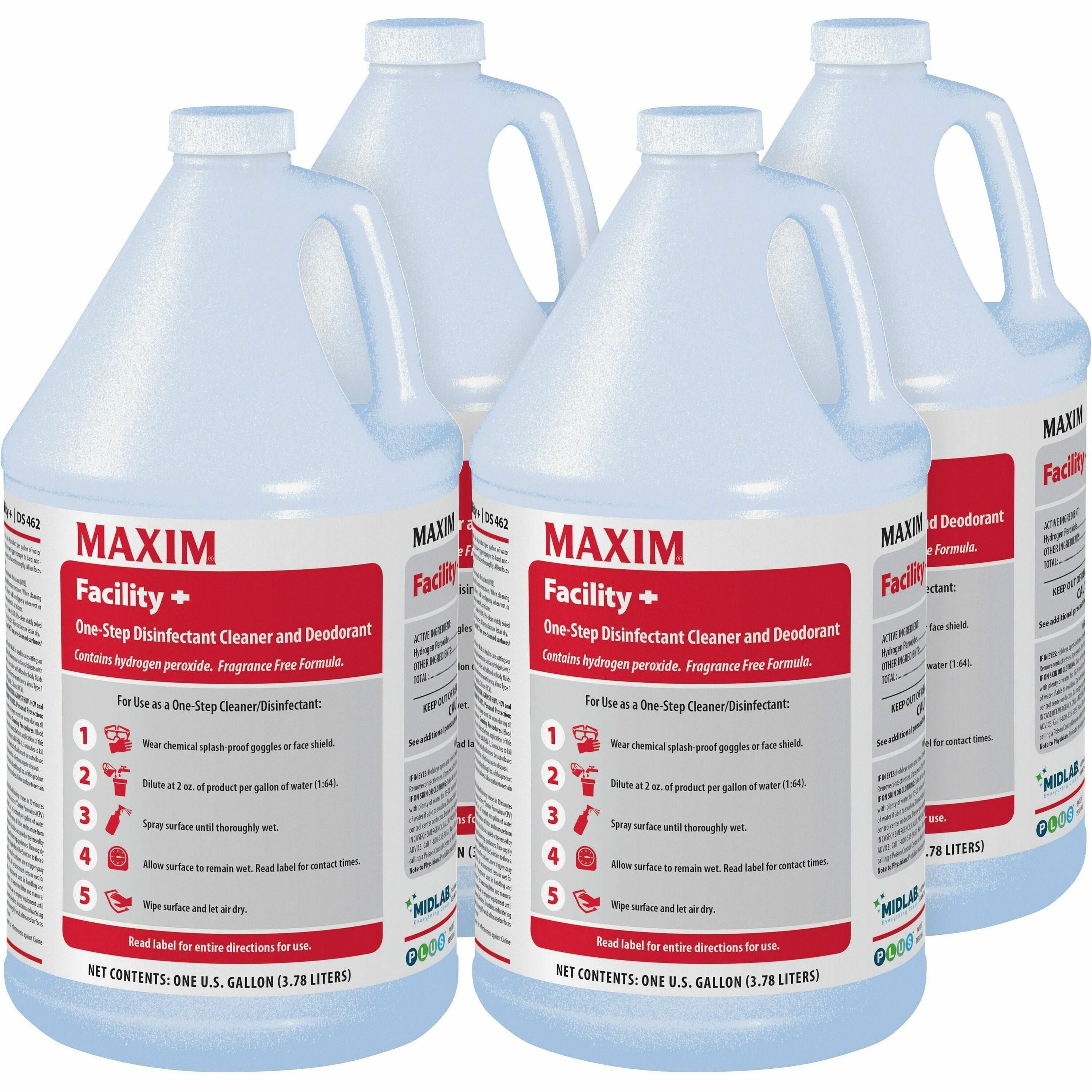 maxim-facility+-one-step-disinfectant-128-fl-oz-4-quart-4-carton-deodorant-non-porous-clear_mlb04620041 - 1