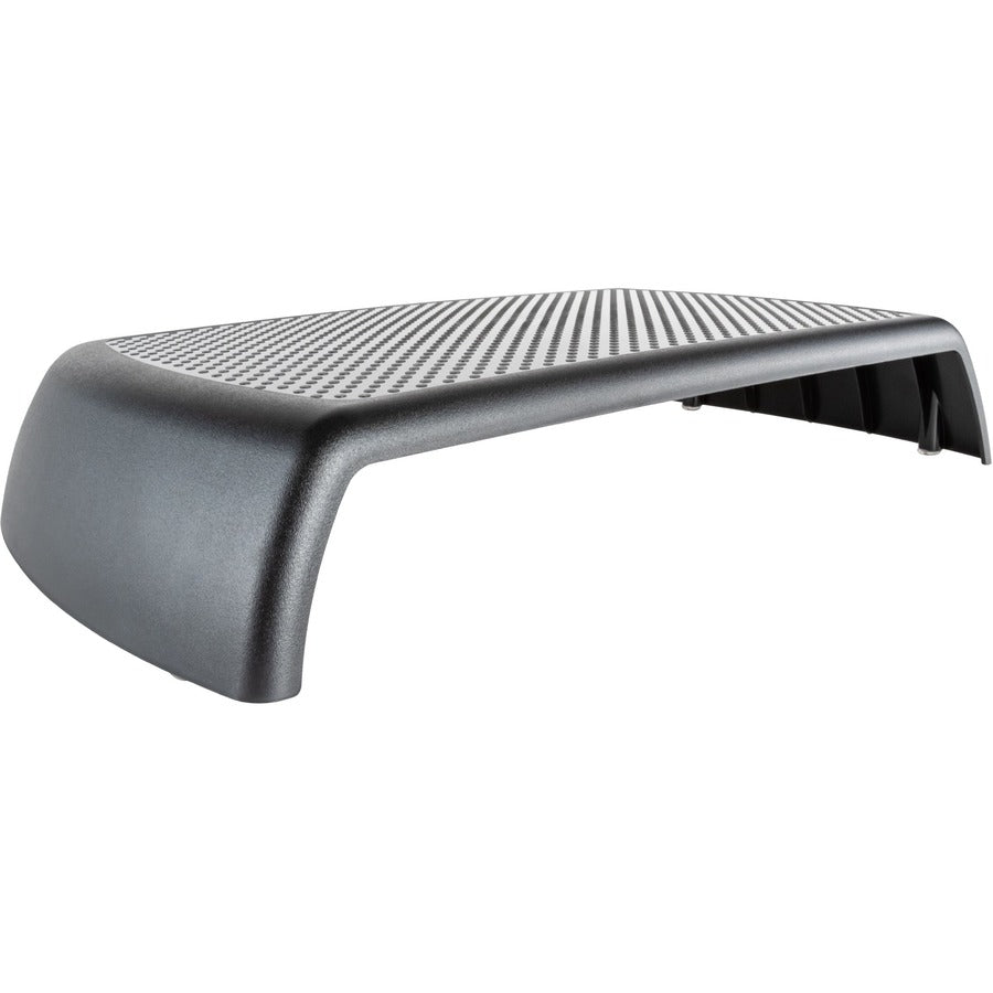 Ergo Riser Monitor Stand, 16" x 9" x 2.75", Black, Supports 30 lbs